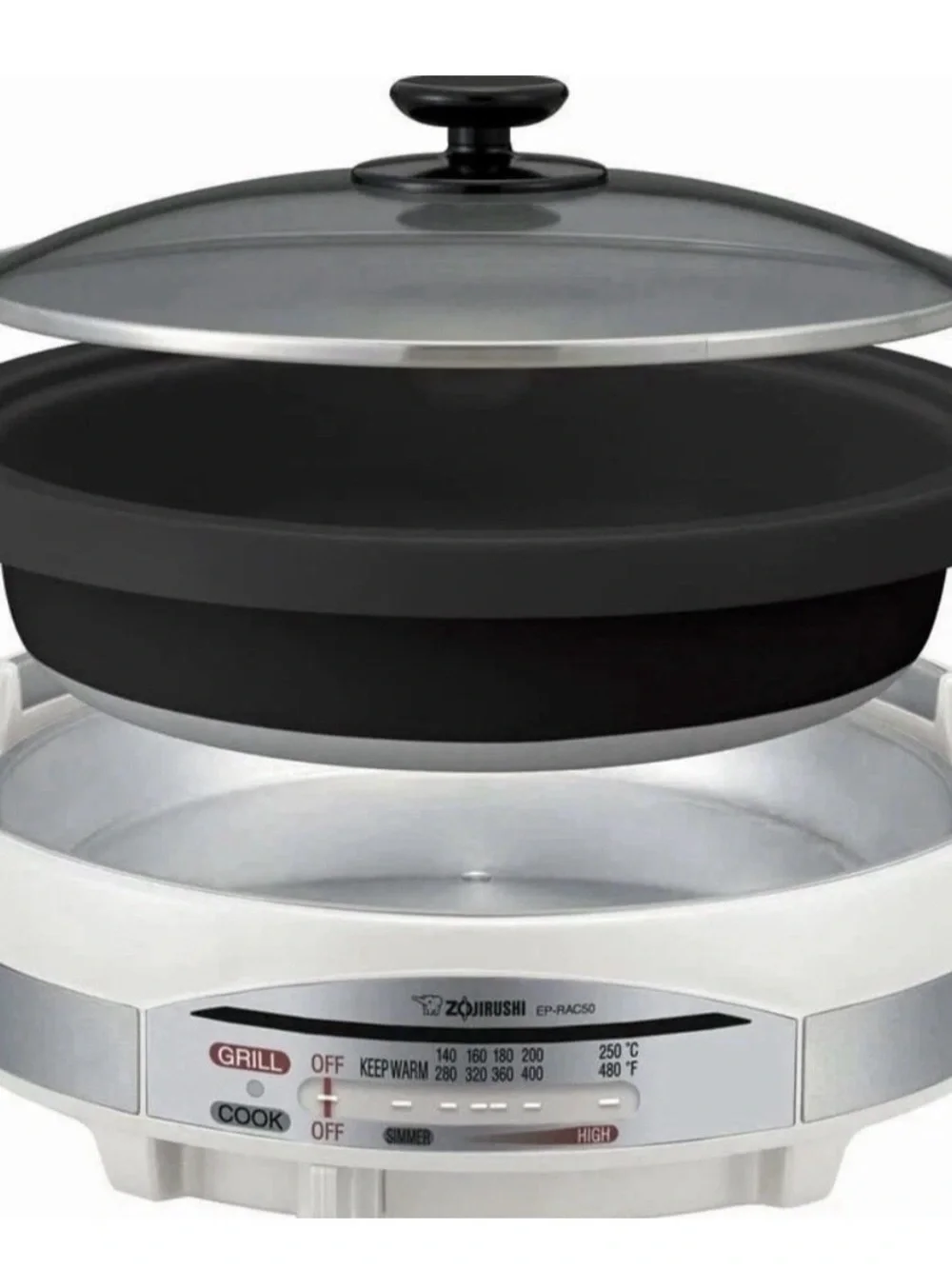 NEW Zojirushi EP-RAC50 Gourmet d’Expert 1350-Watt Electric Skillet